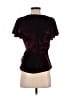 GB Burgundy Short Sleeve Blouse Size XS - photo 2
