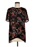 DR2 100% Polyester Black Short Sleeve Blouse Size M - photo 1