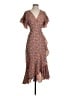 Max Studio Paisley Brown Cocktail Dress Size S - photo 1