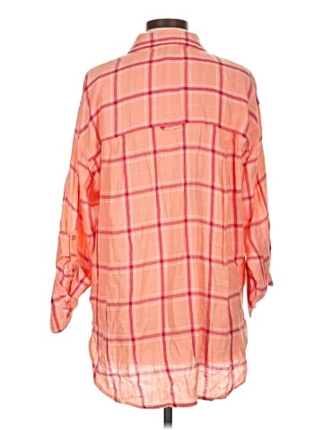 Gloria Vanderbilt 3/4 Sleeve Button-Down Shirt (view 2)