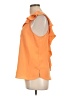 Amanda Uprichard 100% Polyester Orange Sleeveless Blouse Size L - photo 5