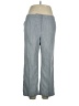 Le Suit 100% Polyester Chevron-herringbone Gray Dress Pants Size 14 Petite - photo 1
