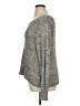 Eileen Fisher Metallic Gray Pullover Sweater Size XL - photo 5