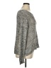 Eileen Fisher Metallic Gray Pullover Sweater Size XL - photo 4