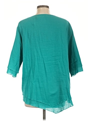 Soft Surroundings 3/4 Sleeve Top (view 2)