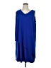Susan Graver Blue Casual Dress Size 1X - photo 1