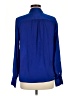 Willi Smith 100% Polyester Blue Long Sleeve Blouse Size M - photo 2