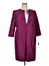 Le Suit 100% Polyester Burgundy Coat Size 16 (petite) - photo 1