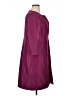 Le Suit 100% Polyester Burgundy Coat Size 16 (petite) - photo 4