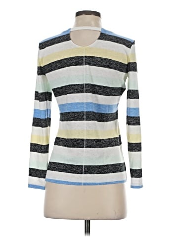 T by Talbots 3/4 Sleeve T-Shirt (view 2)