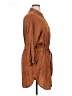 City Chic 100% Polyester Brown Casual Dress Size 14 Plus (XS) - photo 4