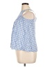 Shinestar 100% Rayon Blue Sleeveless Blouse Size XL - photo 5