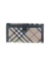 Burberry 100% Coated Canvas Plaid Gray Tan Wallet One size - photo 2
