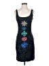 Desigual Graphic Black Cocktail Dress Size S - photo 1