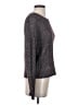 Lilla P Tweed Gray Pullover Sweater Size S - photo 4