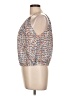 Theory 100% Polyester Orange Sleeveless Blouse Size L - photo 5