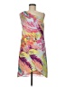 BCBGMAXAZRIA 100% Polyester Tropical Pink Cocktail Dress Size 8 - photo 1