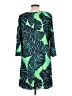 Lilly Pulitzer 100% Polyester Tropical Green Casual Dress Size 10 - photo 2