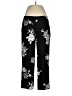 Old Navy Floral Black Casual Pants Size 8 - photo 1