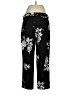 Old Navy Floral Black Casual Pants Size 8 - photo 2