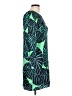 Lilly Pulitzer 100% Polyester Tropical Green Casual Dress Size 10 - photo 4