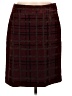 Harold's Plaid Burgundy Formal Skirt Size 6 - photo 1