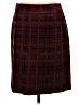 Harold's Plaid Burgundy Formal Skirt Size 6 - photo 2