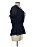 Everleigh 100% Polyester Blue Short Sleeve Blouse Size M - photo 4