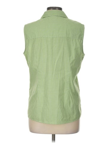 Basic Editions Sleeveless Button-Down Shirt (view 2)