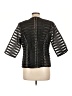 Samuel Dong 100% Polyester Black 3/4 Sleeve Blouse Size L - photo 2