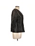Samuel Dong 100% Polyester Black 3/4 Sleeve Blouse Size L - photo 4