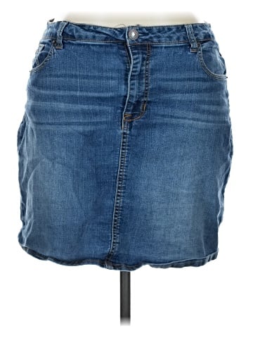 Bit & Bridle Denim Skirt (view 1)