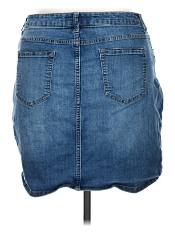 Bit & Bridle Denim Skirt (view 2)