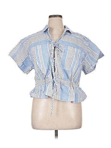 Free Assembly Short Sleeve Blouse (view 1)