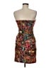 JFW Print Brown Cocktail Dress Size M - photo 2