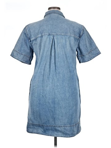 Madewell Denim Popover Dress in Robertson Wash (view 2)