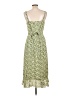 Lulus 100% Polyester Green Casual Dress Size L - photo 2