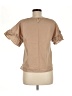 Assorted Brands 100% Cotton Tan Short Sleeve Top Size M - photo 2