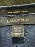 Lands' End 100% Supima Cotton Blue Cardigan Size M (petite) - photo 7