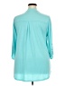 Dear Scarlett Teal Long Sleeve Blouse Size 2X - photo 2