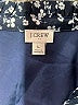 J.Crew Factory Store 100% Polyester Floral Blue Long Sleeve Blouse Size L - photo 7