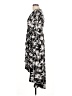 Blue Rain Tropical Black Casual Dress Size L - photo 5