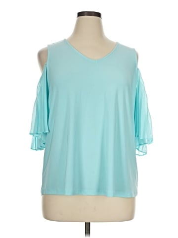 Nina Leonard 3/4 Sleeve Blouse (view 1)