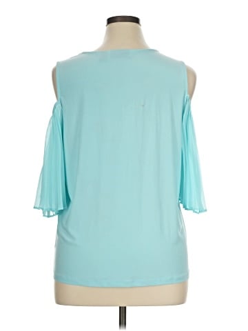 Nina Leonard 3/4 Sleeve Blouse (view 2)