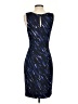 Milly Graphic Blue Cocktail Dress Size 4 - photo 2