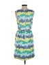 Kensie Print Blue Casual Dress Size S - photo 2