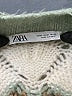 Zara Chevron-herringbone Green Pullover Sweater Size M - photo 7