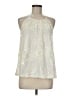 Gold Hawk 100% Polyester Ivory Sleeveless Blouse Size M - photo 1