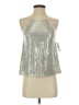Moa Moa Silver Sleeveless Top Size S - photo 1