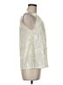 Gold Hawk 100% Polyester Ivory Sleeveless Blouse Size M - photo 4